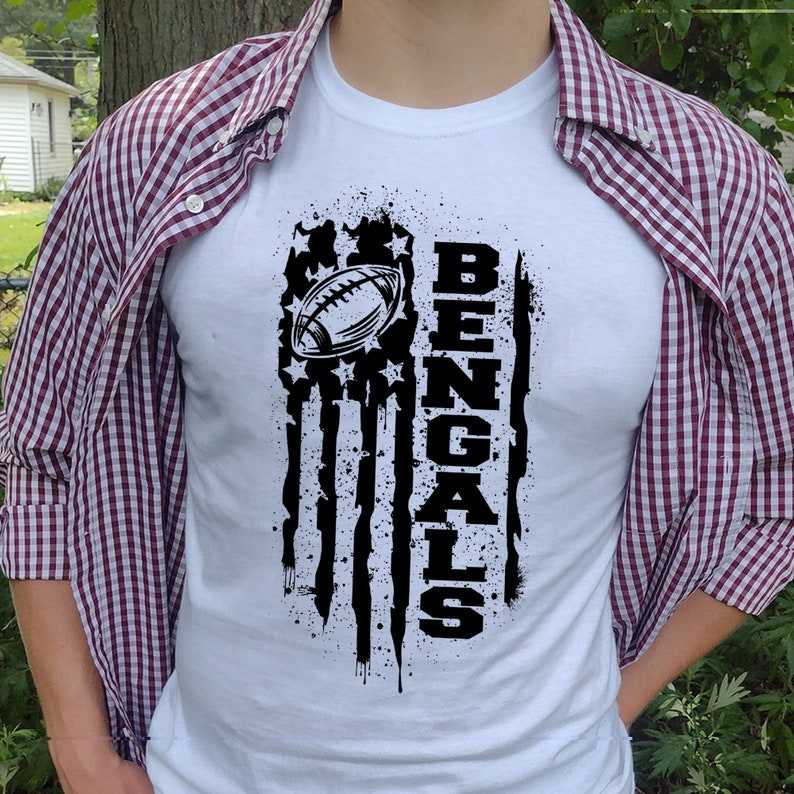 Bengals Logo Svg, Game Day Svg USA Flag Svg#3