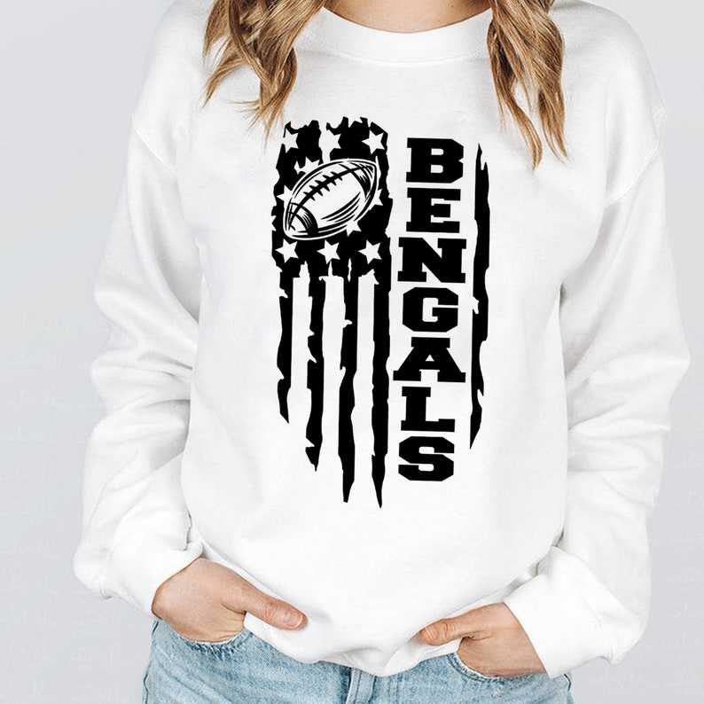 Bengals Logo Svg, Game Day Svg USA Flag Svg#7