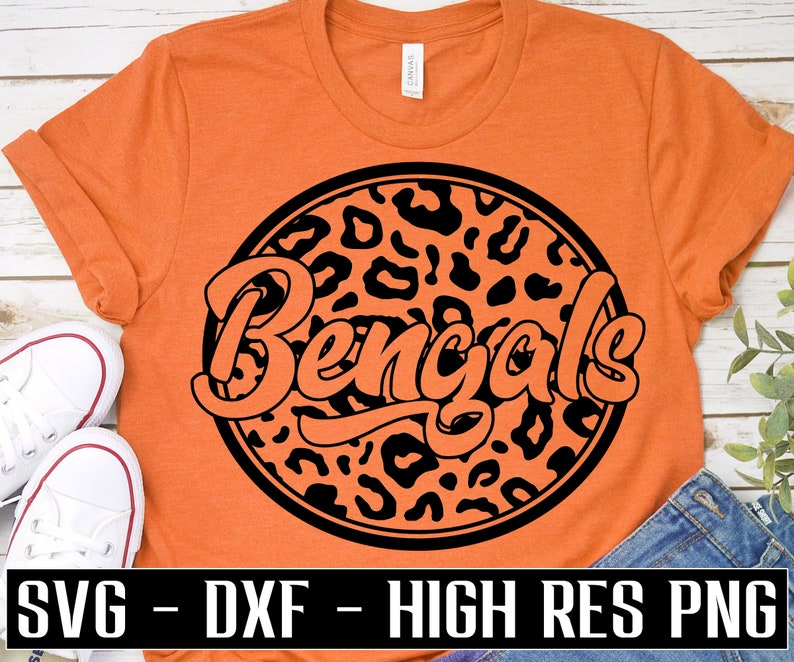 Bengals Svg, Retro Bengals Football Shirt Svg