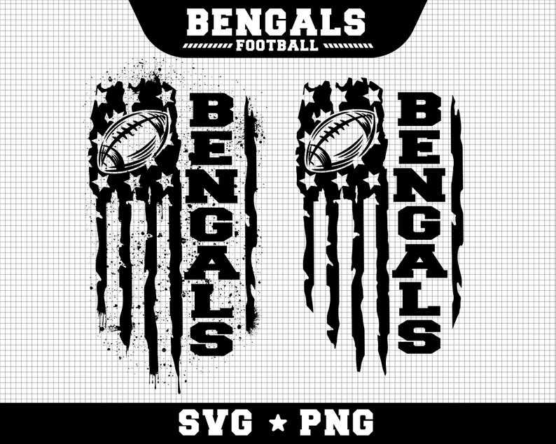 Bengals Logo Svg, Game Day Svg USA Flag Svg#2