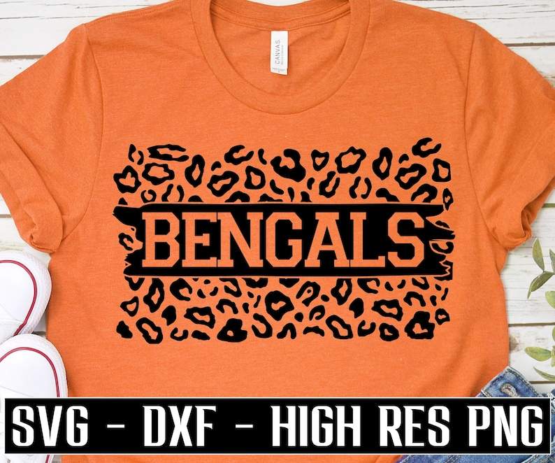 Bengals Svg, Retro Bengals Football Shirt Svg#1