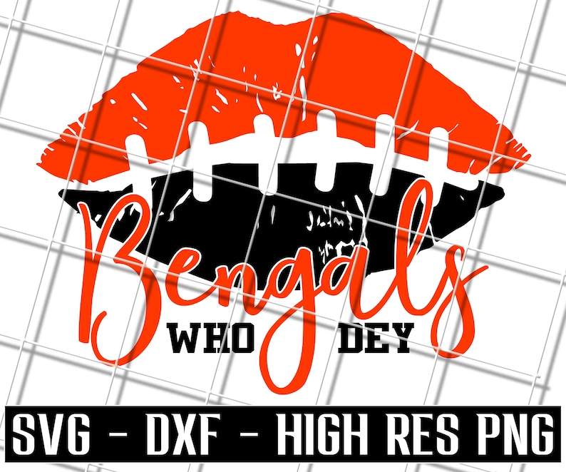 Bengals Logo Svg, Bengals Who Dey Svg Football Lips Shirt Svg#1
