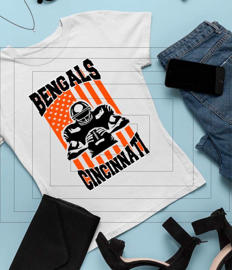 Bengals Logo Svg, Bengals Football Svg File#6