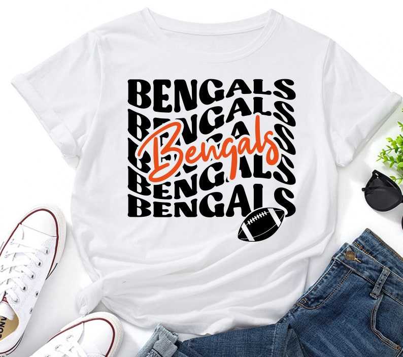 Bengals Logo Svg, Stacked Bengals Svg American Football Svg#2