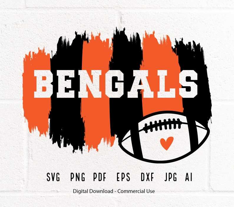 Bengals Logo Svg, Bengals Vibes Svg#3