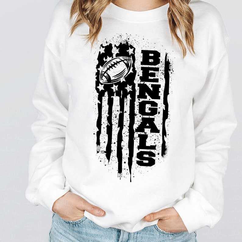 Bengals Logo Svg, Game Day Svg USA Flag Svg#4