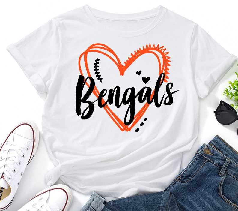Bengals Svg, Bengals Heart Svg Heart Designs Mascot Svg#1