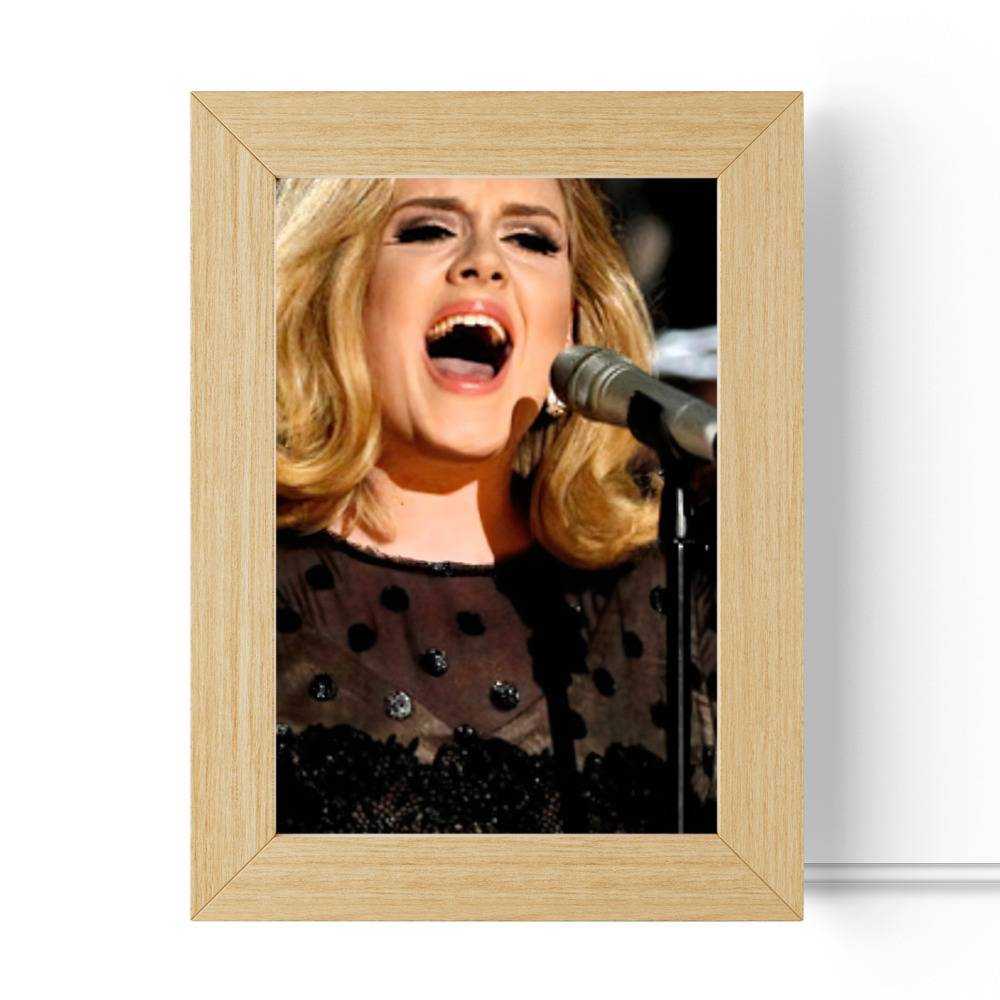 Adele Lamp Classic Celebrity Lamp with Wooden Frame 