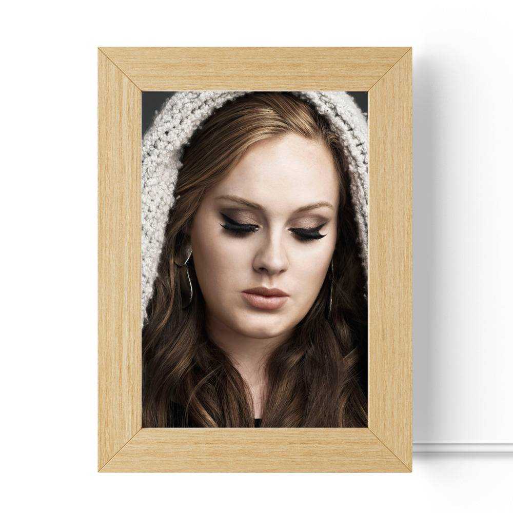 Adele Lamp Classic Celebrity Lamp with Wooden Frame 
