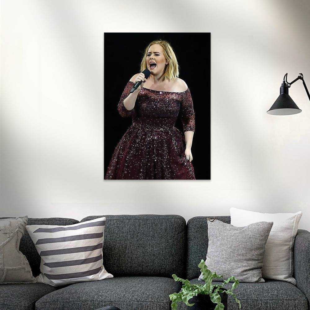 Adele Poster Art Wall Poster Sticky Poster Gift For Fans 