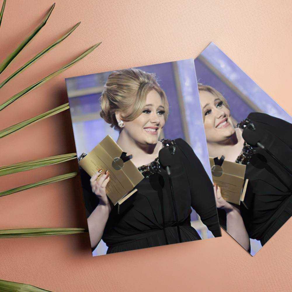 Adele Greeting Card Classic Celebrity Greeting Card 