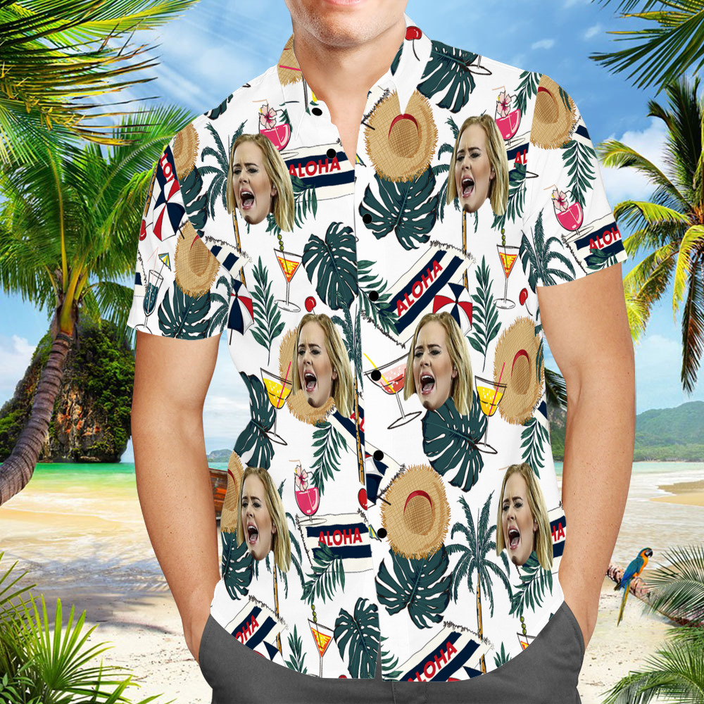 Adele Hawaiian Shirt Funny Sun Hats Hawaiian Shirt