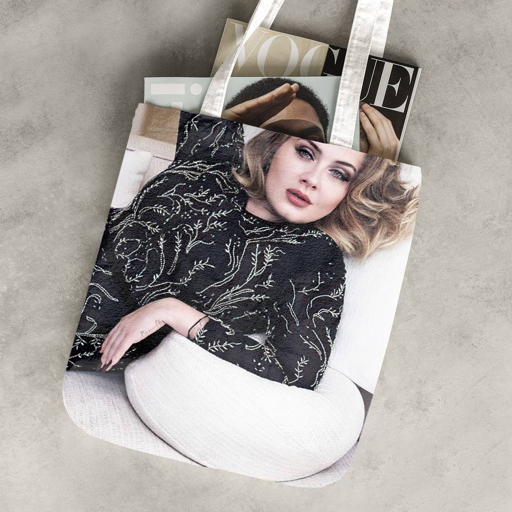 Adele Totebag Classic Celebrity Totebag Vanity Fair Totebag