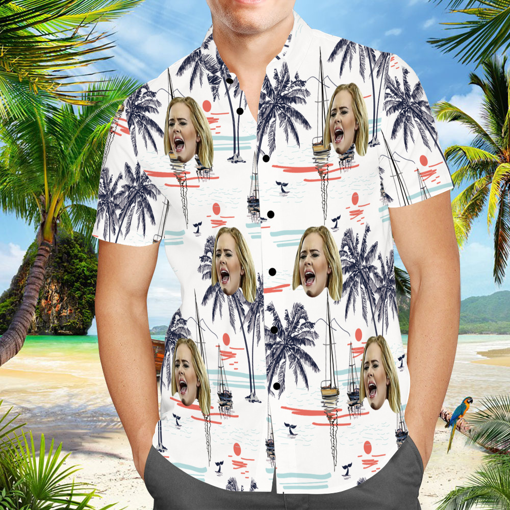 Adele Hawaiian Shirt Chinoiserie Print Hawaiian Shirt