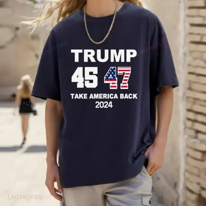 Trump 45 47 Printed T-shirt 