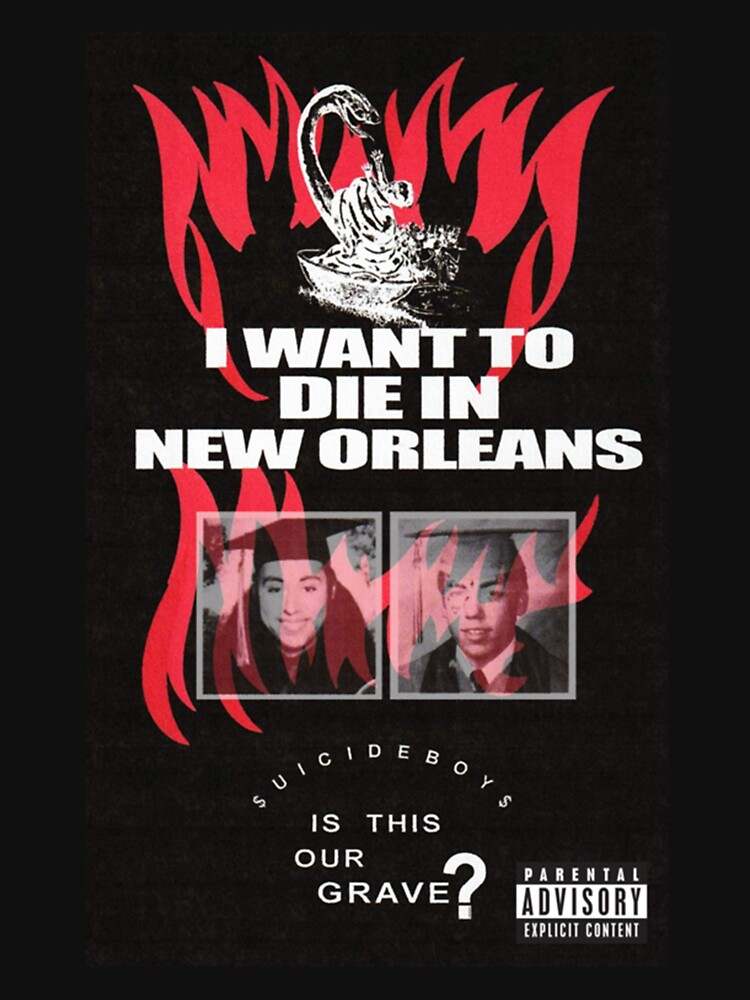 I want to die in New Orleans - $uicideBoy$  Pullover Hoodie