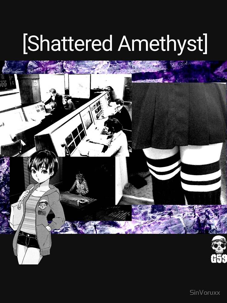 Shattered Amethyst Pullover Hoodie