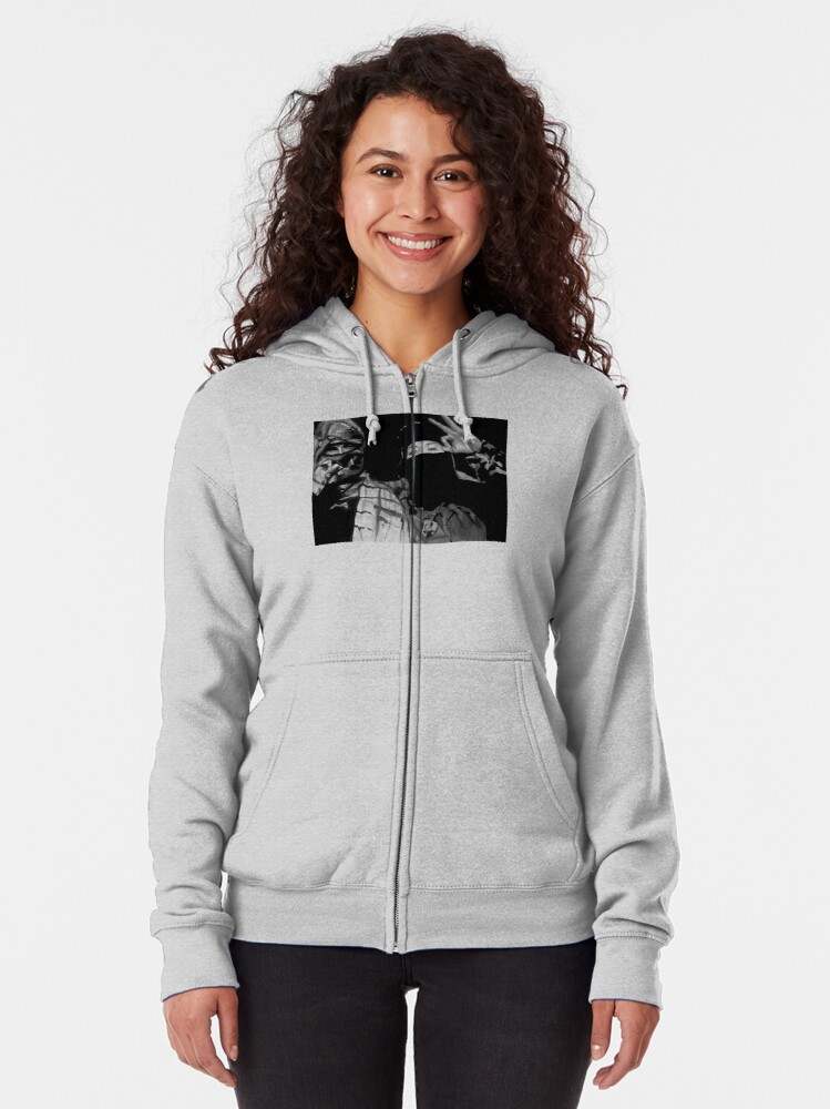 MATTE BLACK $uicideboy$ Fanart Zipped Hoodie