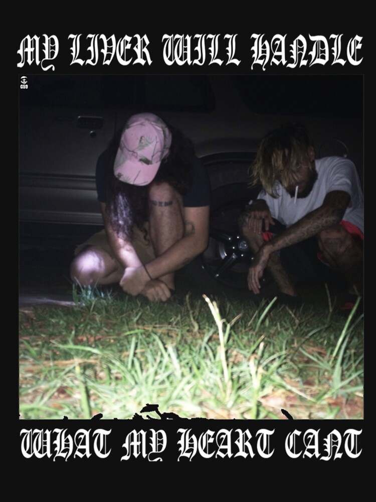 $uicideboy$ MY LIVER WILL HANDLE WHAT MY HEART CANT (white) Zipped Hoodie