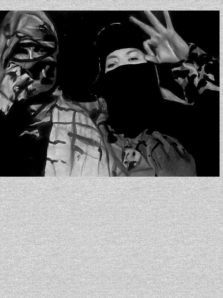 MATTE BLACK $uicideboy$ Fanart Zipped Hoodie