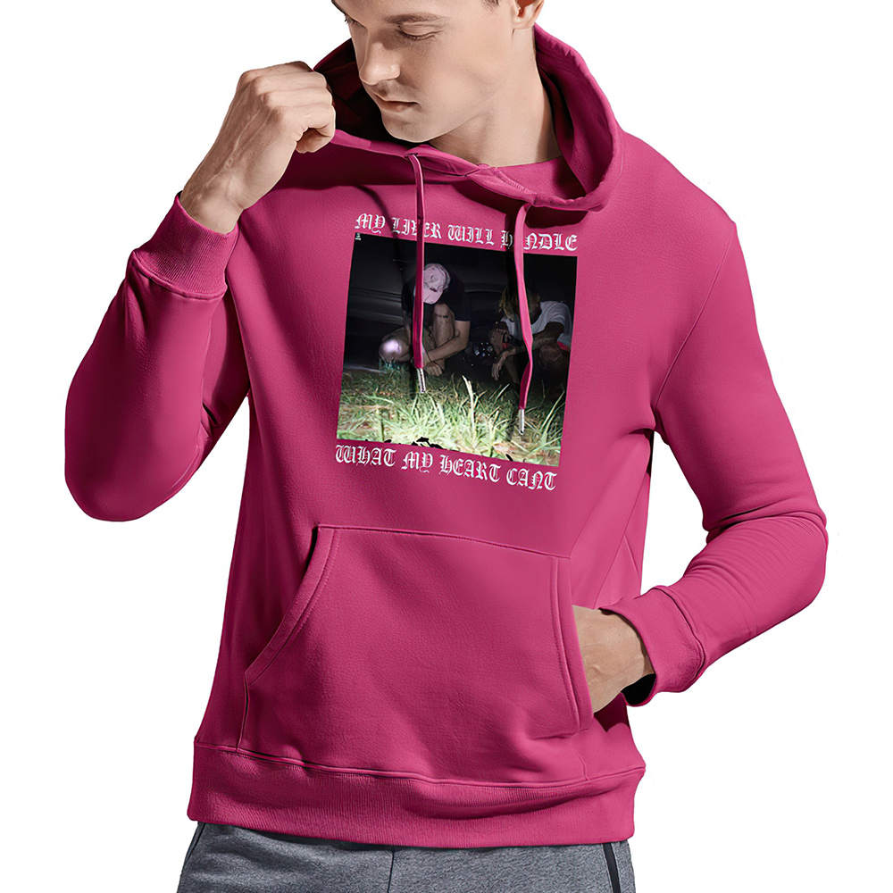 Suicideboy MY LIVER WILL HANDLE WHAT MY HEART CANT (white) Pullover Hoodie Pullover Hoodie