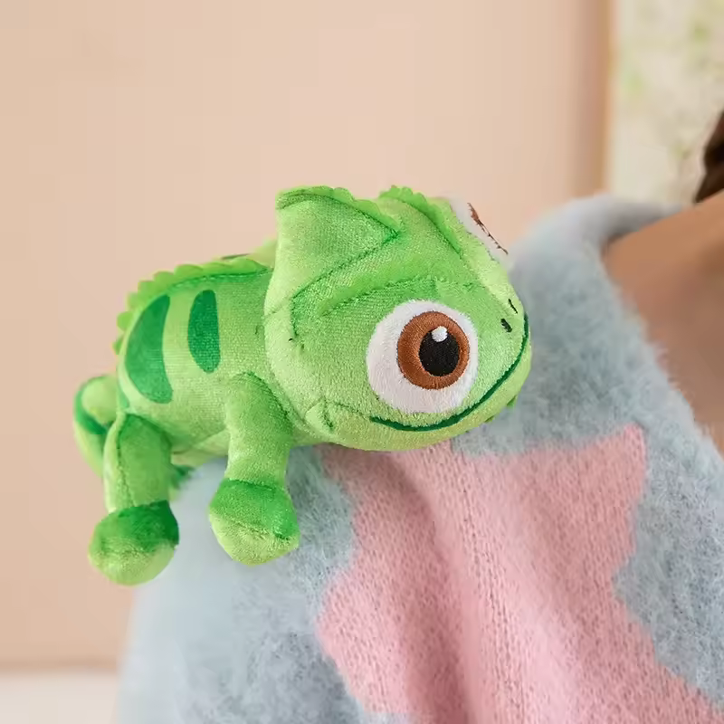 17cm Pascal Rapunzel Chameleon Lying Shoulder Plushie Toy