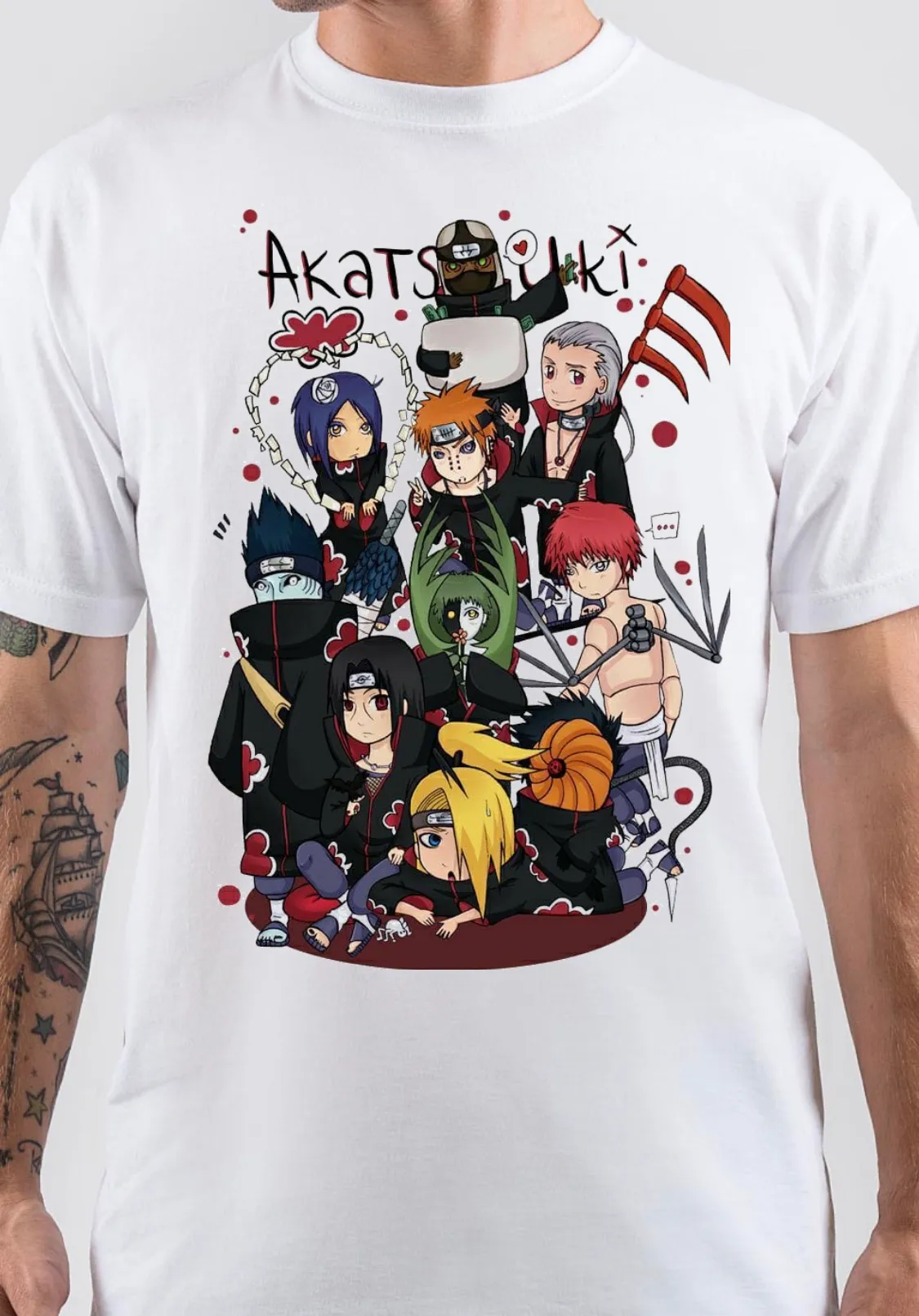 Naruto Uzumaki T-Shirt Men's Size L Black Anime Naruto Shippuden Short  Sleeve | eBay