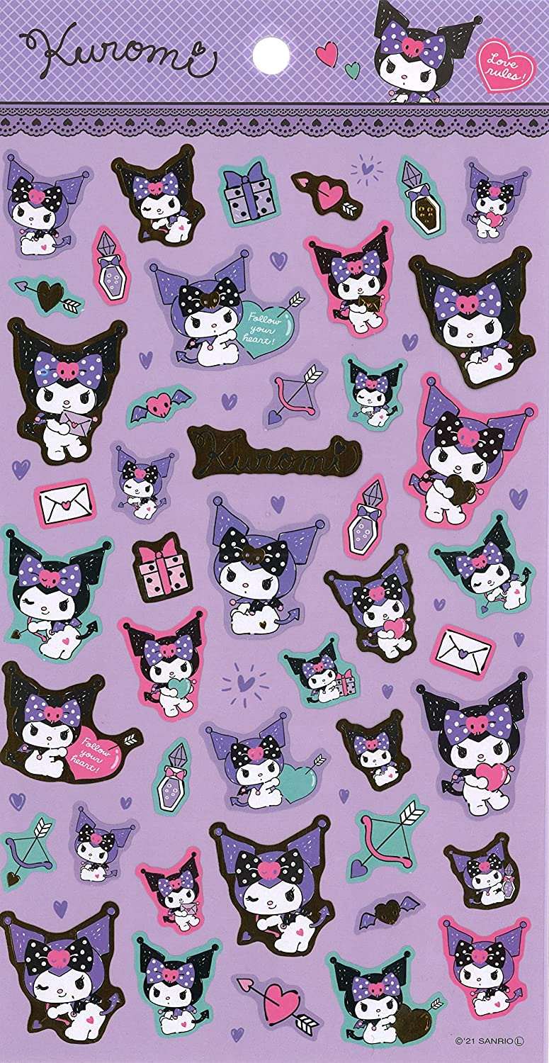 Get Perfect Kuromi Sticker Sheets Here With A Big Discount