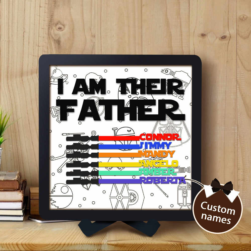 I Am Their Father Lightsaber Sign