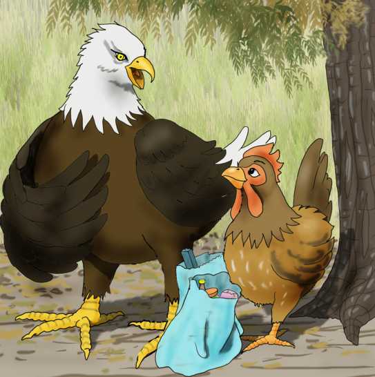 Best Short Motivational Story In Hindi | The Eagle and Hen