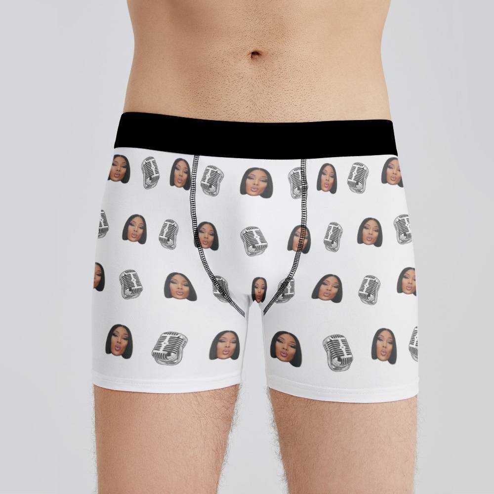 Megan Thee Stallion Boxers Custom Photo Boxers Men s Underwear