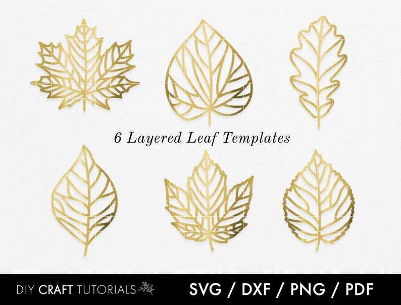 Leaf Svg Layered Leaf Svg, Digital Download#1