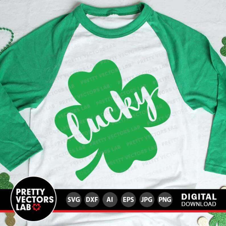 Four Leaf Clover Svg Lucky Svg Digital Download#2
