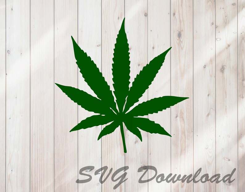 Marijuana Pot Leaf Svg Cannabis Svg Instant Download#1