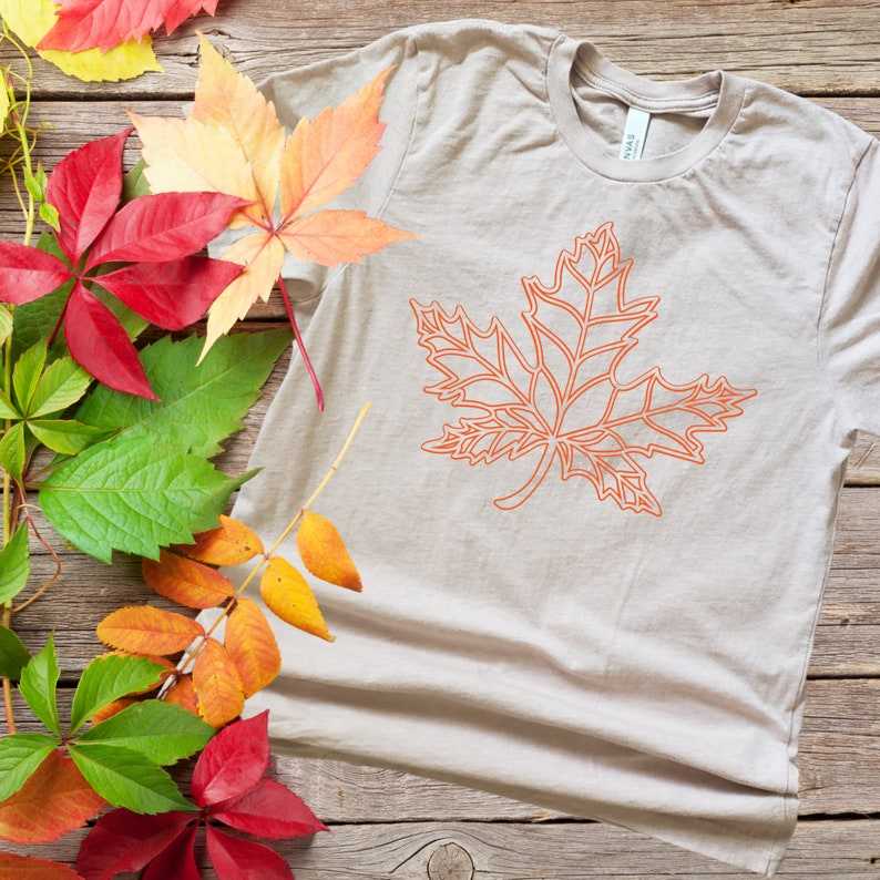Maple Tree Leaf Svg Maple Leaf Outline Autumn Decor#3