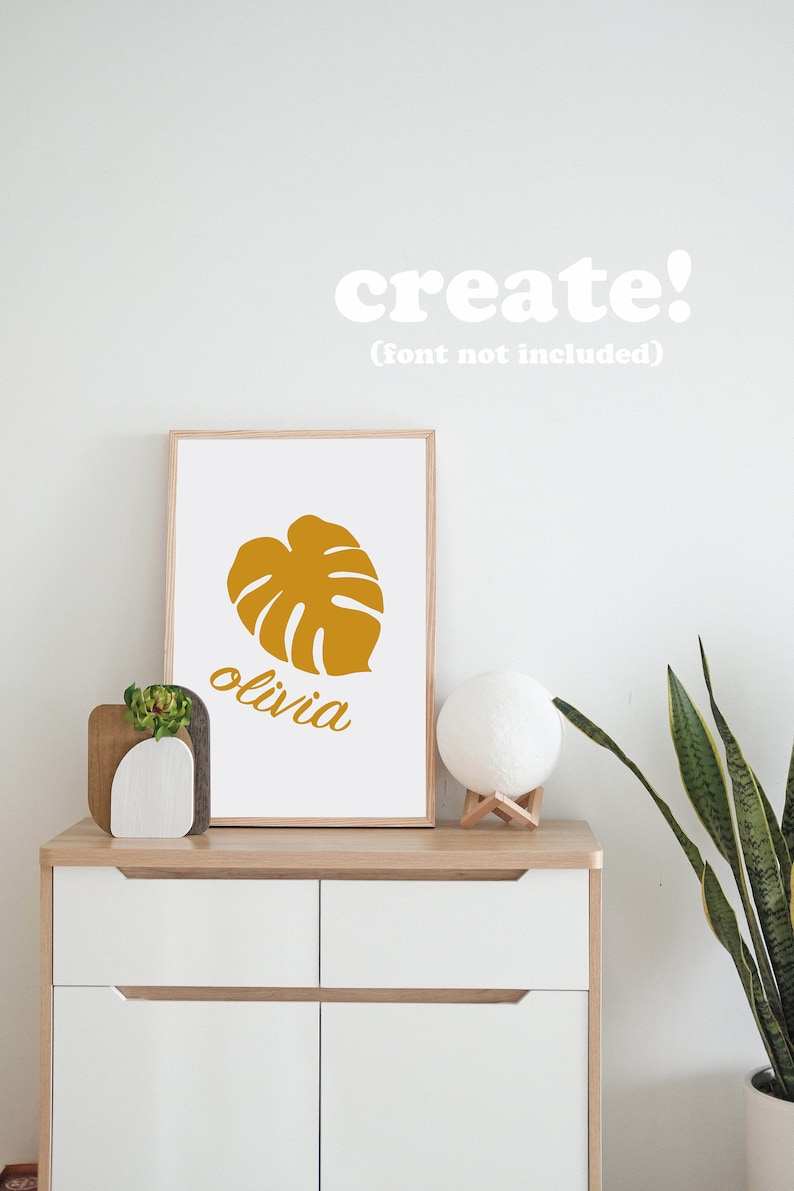 Tropical Leaves Svg Bundle Tropical Leaf Svg Monstera Clip Art Set Cut File For Cricut#3