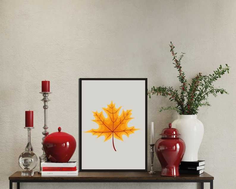 Maple Leaf Bundle Fall Svg Cut Files for Cricut Silhouette Digital Download#5