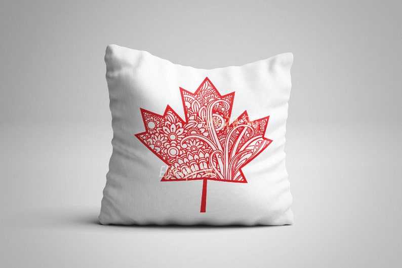 Maple Leaf Svg Canada Day Svg Fall Mandala Svg Canadian Maple Leaf#3