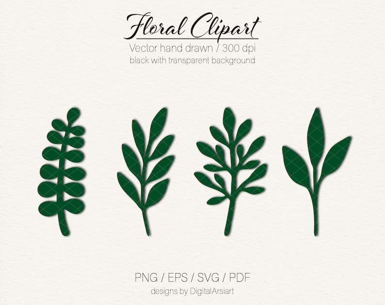 Flower Leaf Svg Paper Svg Cut Files for Cricut Leaves Svg Digital Download#1