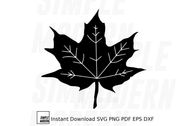 Maple Leaf Svg Autumn Fall Leaves Png Files for Cutting Machine and Printing Instant Download#1