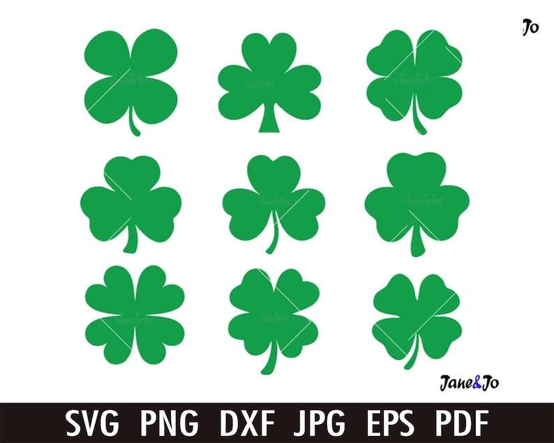 Shamrock Svg Saint Patricks Day Svg Cricut Cut File Digital Download#1