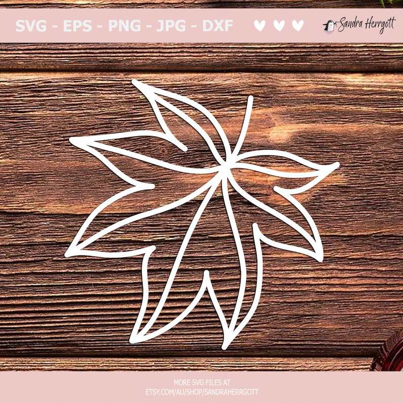 Fall Leaves Svg Fall Silhouette Botanical Decor Digital Download#4