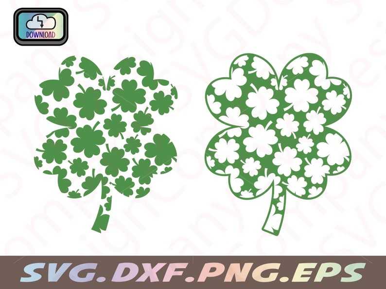 Four Leaf Clover Svg High Quality Perfect for your Design 