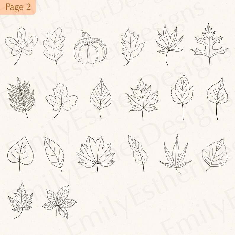 Autumn Svg Bundle Fall Leaf Svg Svg Files for Cricut Digital Download#3