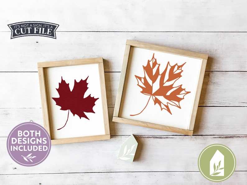 Maple Leaf Svg Fall Sign Svg Autumn Svg Files for Cricut Digital File#1