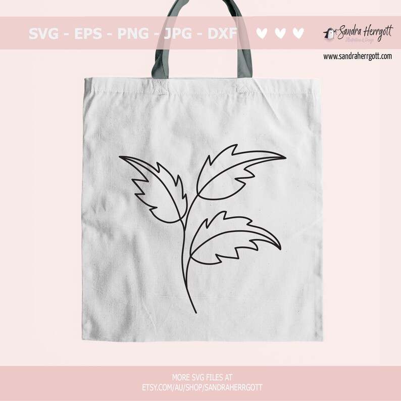 Fall Leaves Svg Fall Silhouette Botanical Decor Digital Download#9