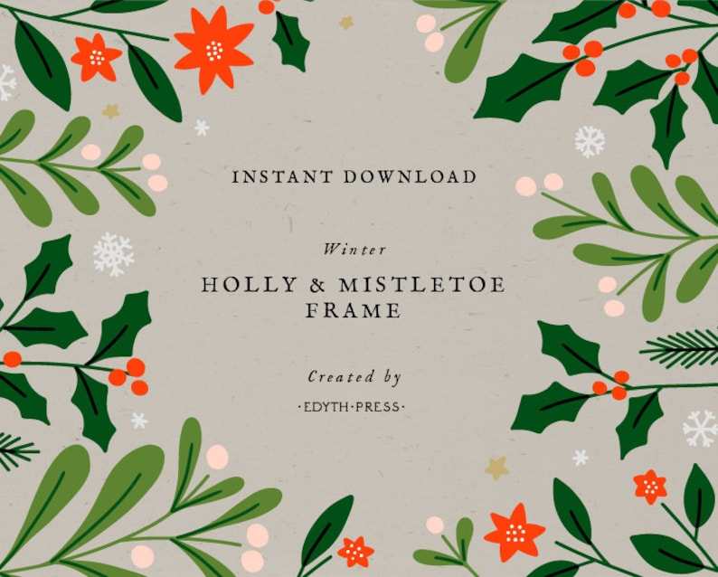 Christmas Clipart Border Frame Background Svg#6