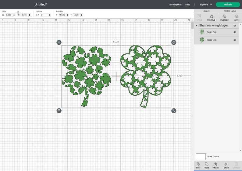 Four Leaf Clover Svg Decorative Svg Saint Patrick's Day Svg Cut File For Cricut#4