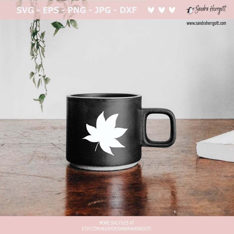 Fall Leaves Svg Fall Silhouette Botanical Decor Digital Download#10