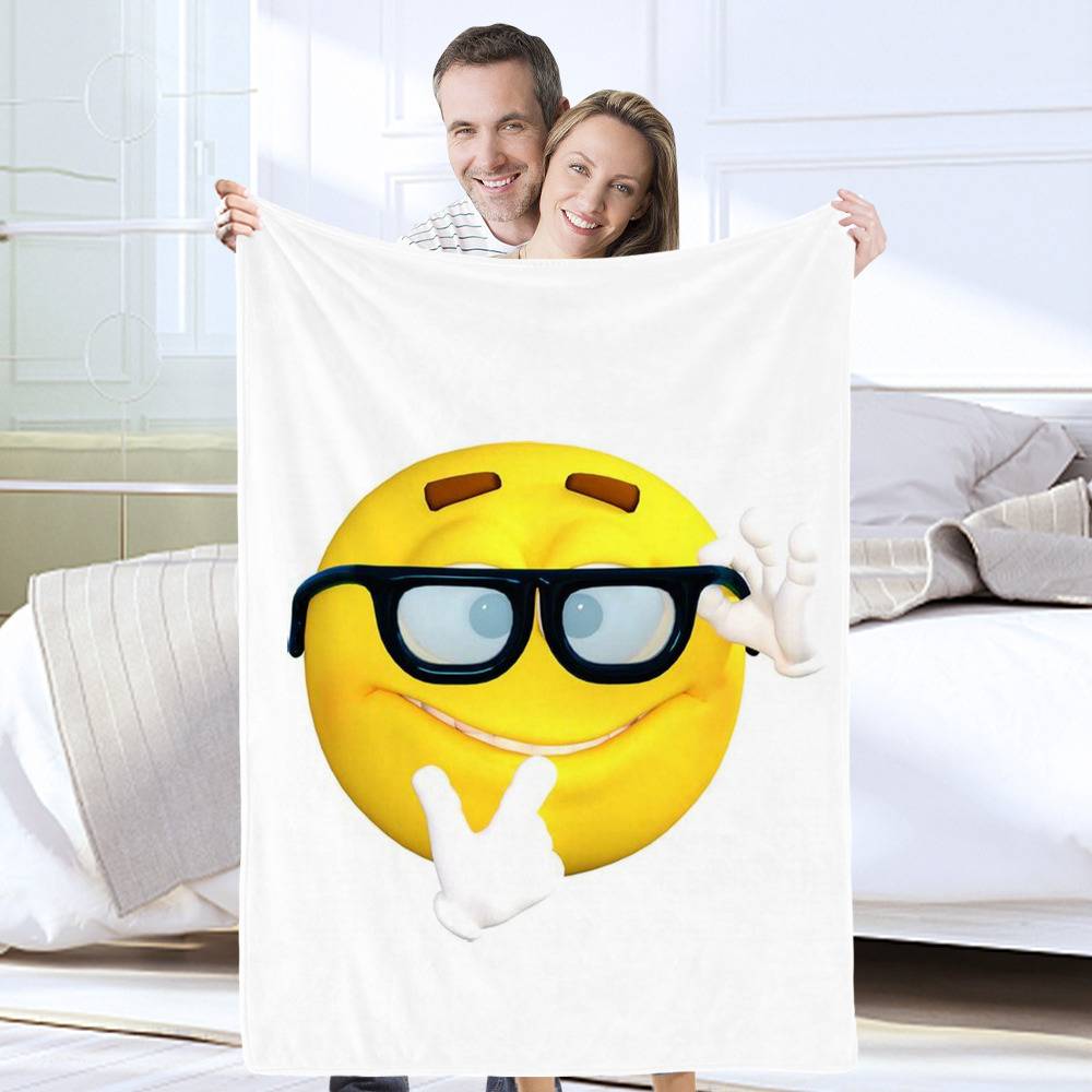 Nerd Emoji Meme Blanket nerdemojimeme.store